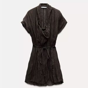 ZARA WRINKLED LINEN TOP ZW
COLLECTION